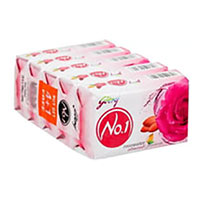 Godrej No.1 Rose Water & Almond Soap : 3x100 gms