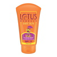 Lotus Herbals Kids Sun Block Cream - Sensitive Skin Formula : 100 gms