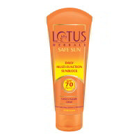 Lotus Herbals SPF 70 Daily Multi-Function Sunblock Cream : 60 gms