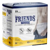 Friends Premium Adult Dry Pants (Pull-Ups) - Medium : 10 Units