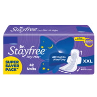 Stayfree Dry Max All Night XXL : 42 U