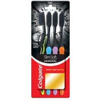 Colgate Slim Soft Charcoal Toothbrush: 2 Units