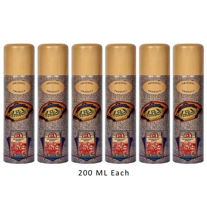 Lomani ElPaso Value Pack Of 6 Deodorants For Men