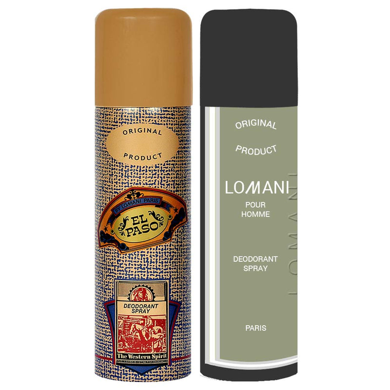 Shop Lomani Elpaso And Pour Homme Pack of 2 Deodorants For Men