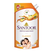 Santoor Gentle Handwash Pouch - Classic : 700 ml