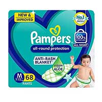 Pampers Baby Dry Pants - Medium : 68 U