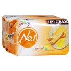 Godrej No. 1 Sandal & Turmeric Soap : 3x150 gms