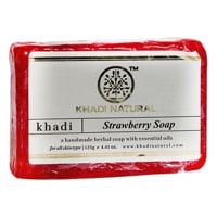 Khadi Natural Strawberry Soap : 125 gms