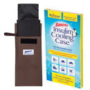 Simons Insulin Cooling Case (Travel Pouch) - Brown : 1 Unit