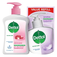 Dettol Liquid Handwash Pump - Skin Care : 200 ml