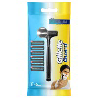 Gillette Guard : 1 Razor + 6 Cartridges