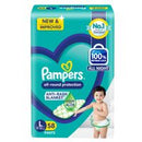 Pampers Baby Dry Pants - Large : 58 U