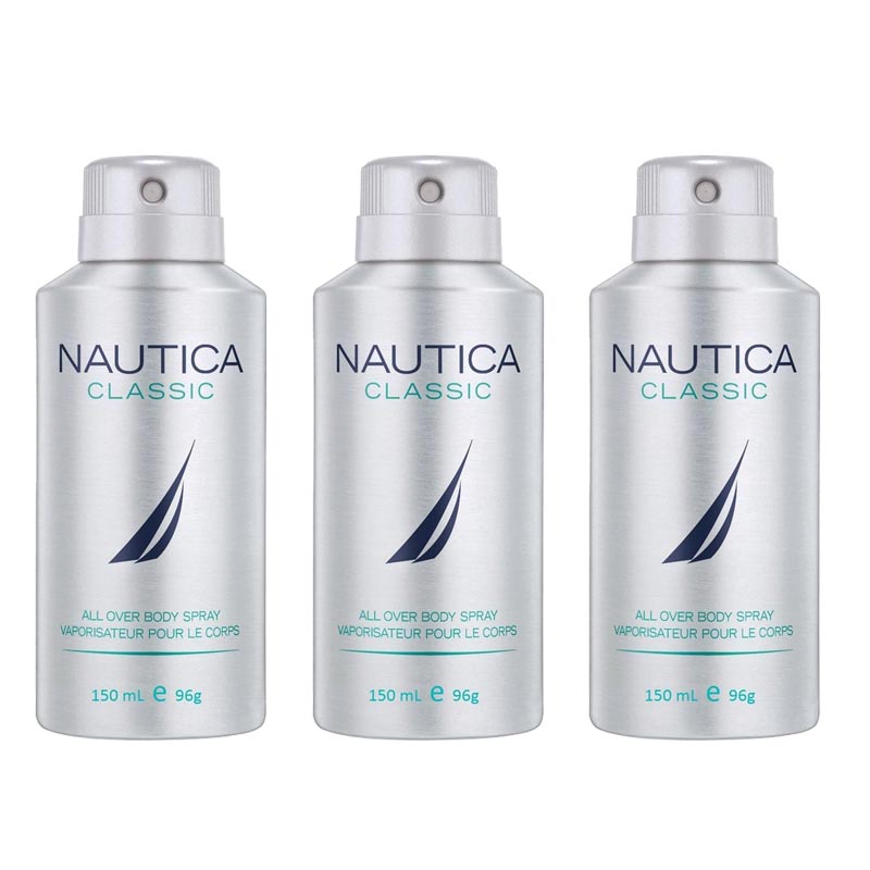 Shop Nautica Classic Pack Of 3 Deodorants For Men