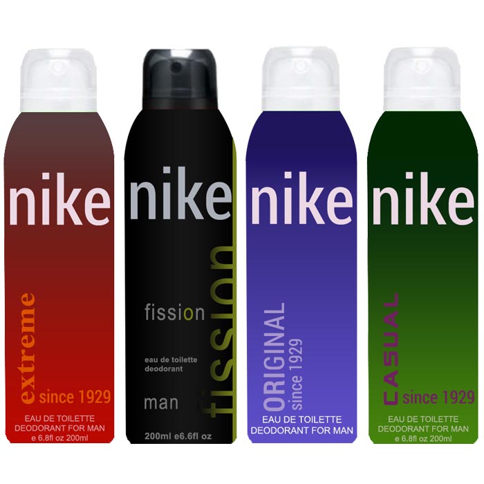Shop Nike Original Extreme Fission Casual Pack of 4 Deodorants For Men