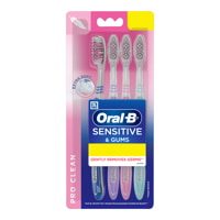 Oral-B Sensitive Extra Soft Toothbrush : 4 Units