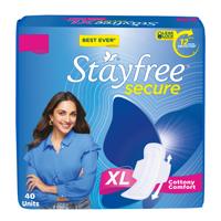 Stayfree Secure Cottony Wings XL : 40 U