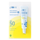 Plum Rice Water & Naicinamide 2% Hybrid Sunscreen : 50 gms