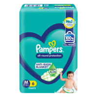 Pampers Pants M (7-12 kg) : 6 Units