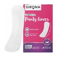 Sirona Panty Liners (Large) - Regular Flow : 60 U