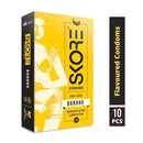 Shop Skore Banana Flavoured Condoms with Raised Dots 10s