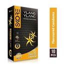 Shop Skore Ylang Ylang India's First Aphrodisiac dotted and Ribbed Condom (1x10)