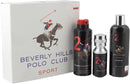 Shop Beverly Hills Polo Club Sport No 2 For Men 250ML Body Wash, 50ML EDT Perfume and 175ML Deodorant Gift Set