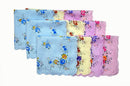 Bellegirl Women Multi Color Flower Print Regular Handkerchief 12Pcs