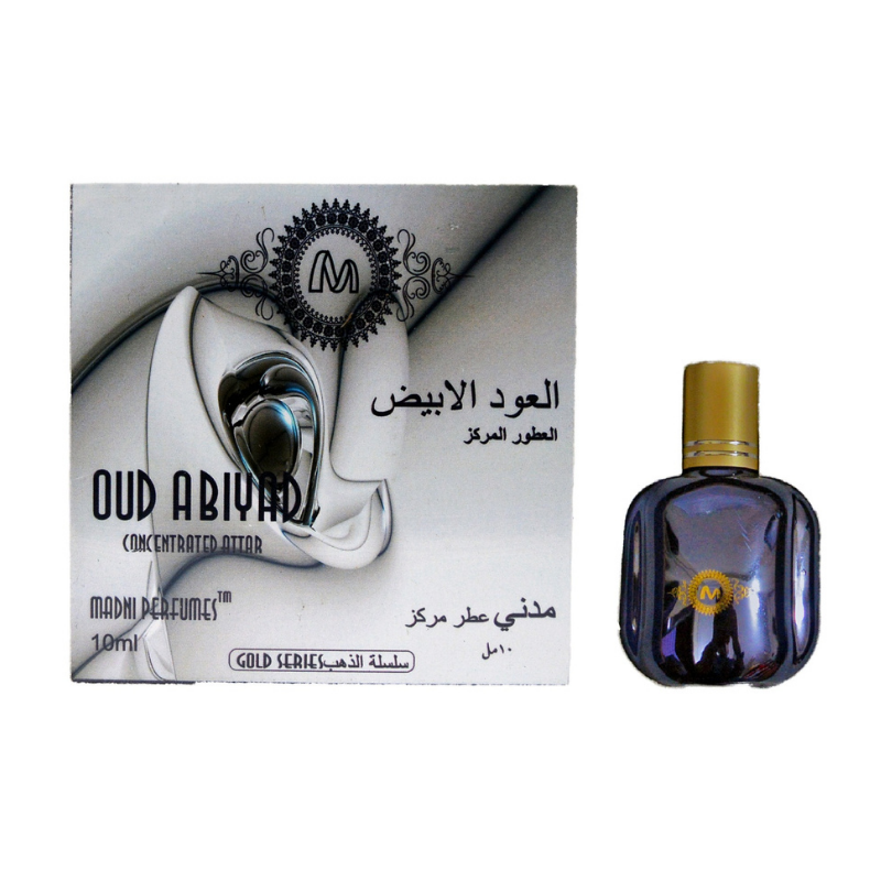 Shop Madni Oud Abiyad Gold Attar 10ML