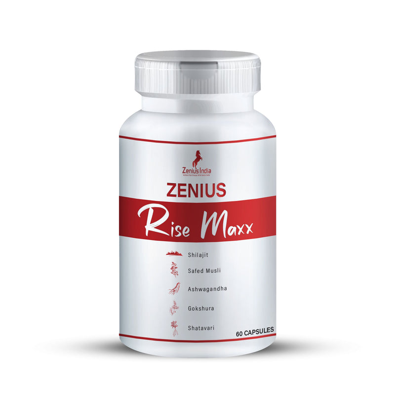 Zenius Rise Maxx Capsules for Enhancing Physical Performance and Endurance 60 Capsules