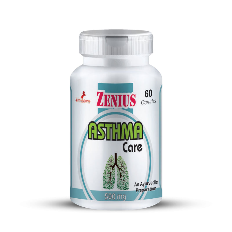 Zenius Asthma Care Capsule| Asthma Relief Capsule, Asthma Stop Breathing in Sleep Medicine (60 Capsules)