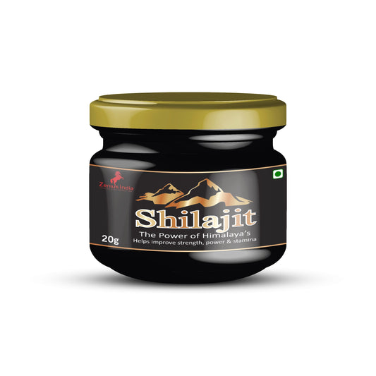 Zenius Shilajit Resin For Stamina Booster Supplements & Sexual Health Supplements (20G)