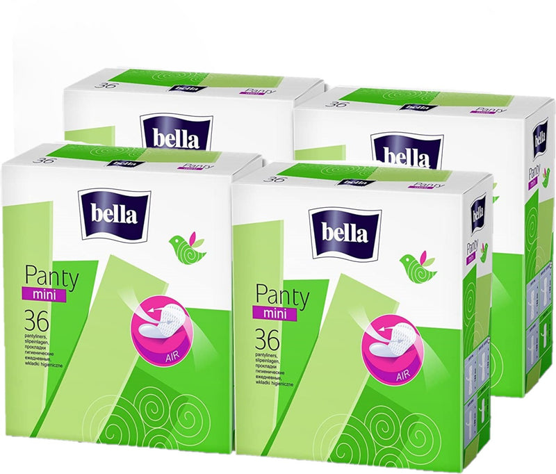 Shop Bella Panty Mini Classic Pantyliners - 36 Pieces (Pack of 4)