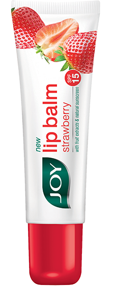 Shop Joy Lip Balm Strawberry With Fruit Extracts & Natural Sunscreen 10G