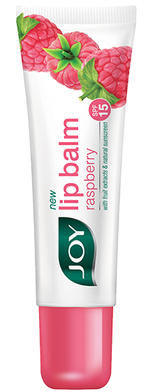 Shop Joy Lip Balm Raspberry With Fruit Extracts & Natural Sunscreen 10G