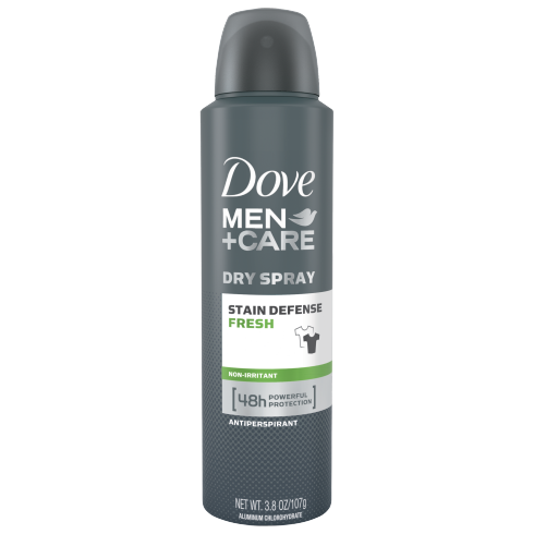 Shop Men+Care Stain Defense Fresh Antiperspirant Spray 150ML