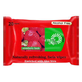 Shop Fresh Ones Strawberry Fresh Facial Wipes 20 Wipes