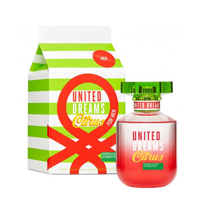United Colors of Benetton United Dreams Citrus Eau De Toilette for Her 100 ml
